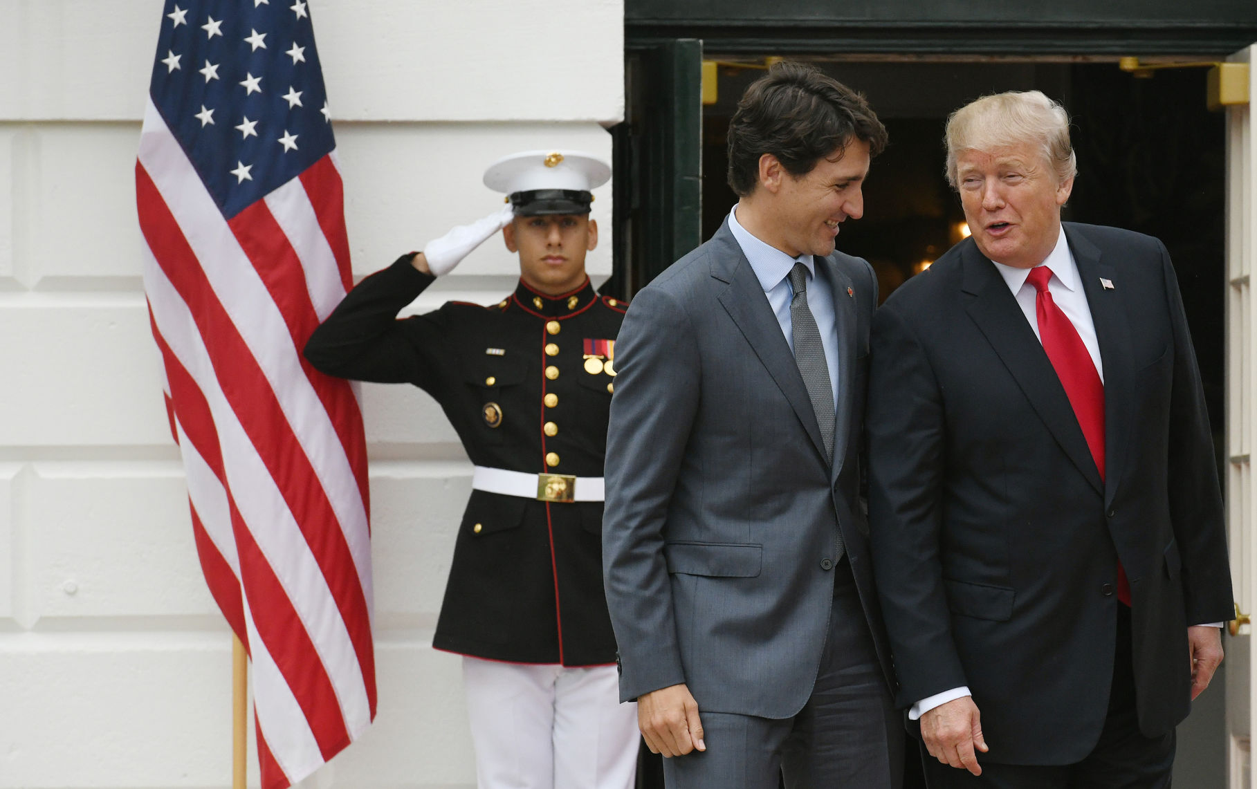 With Trudeau